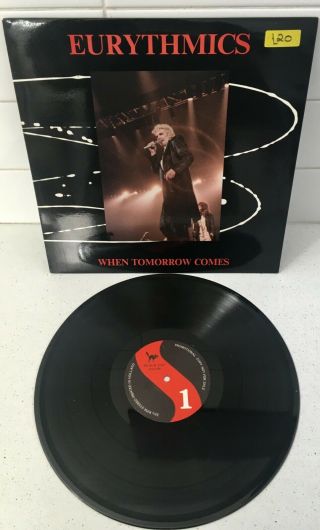 Eurythmics Rare Dutch Bootleg Vinyl Lp When Tomorrow Comes Live 1987 Ann Lennox