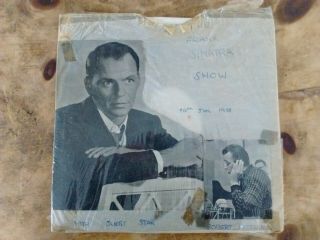 Frank Sinatra Show Robert Mitchum 1958 Rare Test Press/acetate 10 " Vinyl Lp Ex