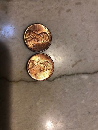 1988 D Lincoln Memorial Cent Wide Am And Wide Fg.  Rare 1 Each 7$ Not Exact Pic