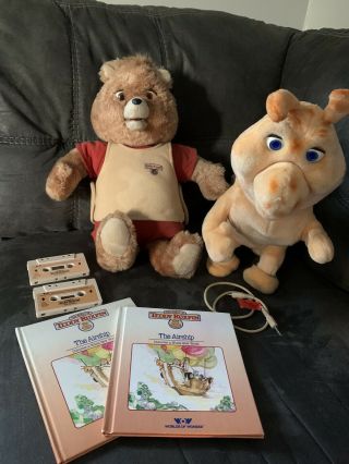 Vintage Teddy Ruxpin And Grubby - Plays Sound,  Something Moves,  Parts Only?