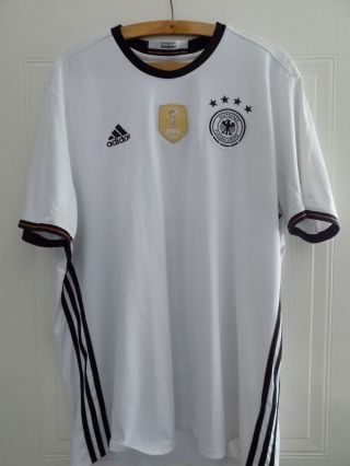 Adidas Germany Deutschland Football World Cup Home Shirt Rare Soccer 2014 Xxl