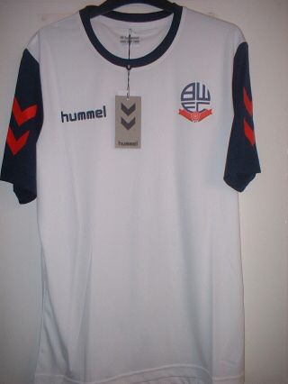 Bolton Wanderers Hummel Adult Xl Football Soccer Shirt Jersey Bnwt Rare