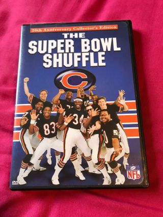Chicago Bears - The Bowl Shuffle Dvd,  20th Anniversary Edition,  Rare Oop