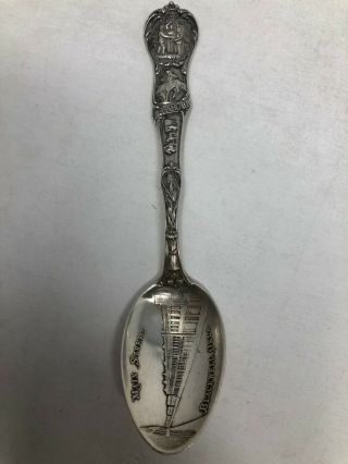 Watson Sterling Silver Souvenir Spoon Main Street Blackwell Oklahoma