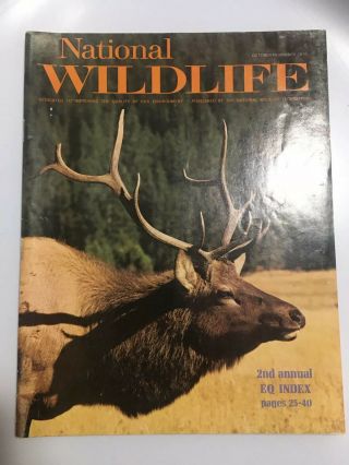 Rare Nat.  Wildlife Mag.  1970 Patterson Lie Detector Test Bigfoot Sasquatch