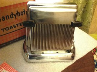Vintage Antique Toaster Handyhot Art Deco w/box 2