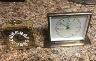 Louis Burg Antique Alarm Travle Clock And A Blessing Alarm Travel Clock