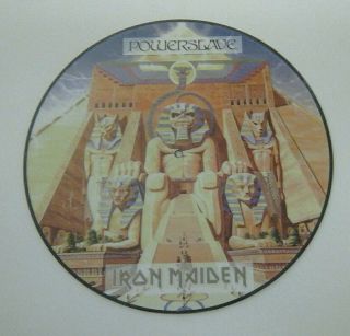 Iron Maiden Powerslave Rare Vinyl Lp Killers Fear Somewhere Number