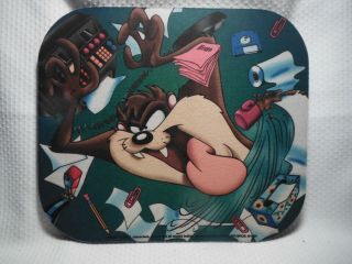 Vintage Looney Tunes " Taz " Mouse Pad Rare