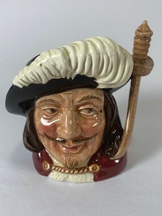 Vintage Antique Royal Doulton Toby Mug Porthos One Of The Three Musketeers 1955