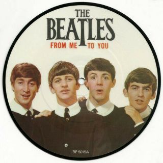 The Beatles From Me To You Rare 1983 Uk Emi 7 " Vinyl Picture Disc
