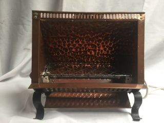 Rare Arts And Crafts Copper Heater Stove Fire Metropolitan Vickers Company 1925