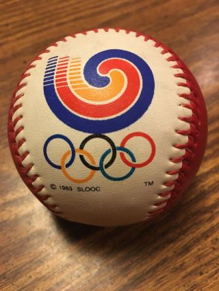 Rare Red 1988 Seoul Olympic Baseball Souvenir Games Of The Xxivth Olympiad