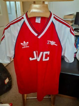 Rare Old Arsenal 1988 Football Shirt Size X Large 42 - 44