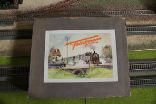 Fleischmann,  Vintage Empty Box For Train Set - Rare,  Scale Ho