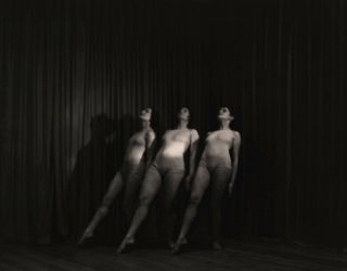 Rare Three Modern Dancers Unique 1920s Arnold Genthe Camera Negative 2