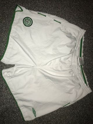 Celtic Home Shorts 2003/04 X - Large Rare And Vintage