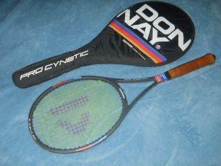Rare Vintage Donnay Pro Cynetic 12 Midsize Braided Graphite Tennis Racquet 4 1/2