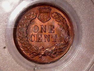 Very Rare 1899 US Indian Head Penny OGH PCGS MS64RB Red Brown 1 Cent Coin 2