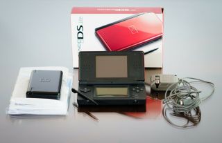 Nintendo Ds Lite Red With R4 Iii - Rare - I Ship Fast