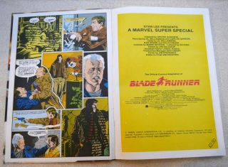 Blade Runner,  Marvel Annual,  1982,  Rare - 2
