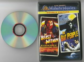The Beast Within (1982) / The Bat People (1974) [1 Two Sided Disc Dvd] Rare Oop