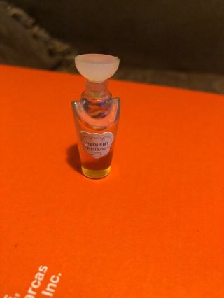Vintage Insolent F.  Millot Perfume Bottle Mini Size Rare 50 In Bottle