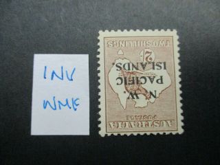 N.  W Pacific Islands: 2/ - Inverted Watermark - Rare - (d64)