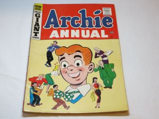 12th Issue Archi Giant Series Archie Annual 1960 - 61 Edition Rare Vintage