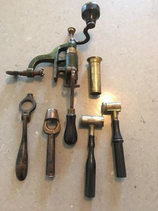 Antique James Dixon & Sons.  12 Gauge Reloading Tool Tool
