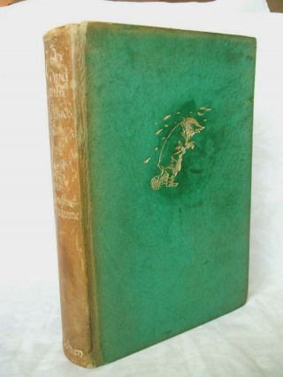 Wind In The Willows - 1931 Ernest Shepard - Rare Deluxe First Leather Edition
