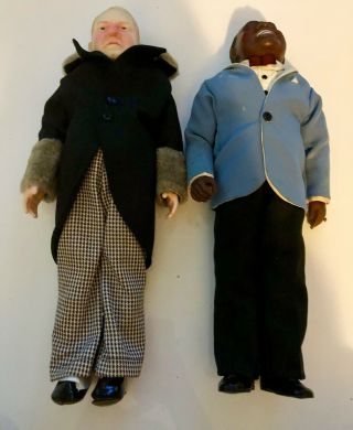 Set Of 2 Dolls Louis Armstrong And W.  C Fields Doll