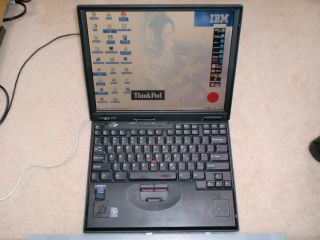 IBM ThinkPad 600 Type 2645 Laptop with Windows 95 Installed,  Floppy Drive,  Rare 2