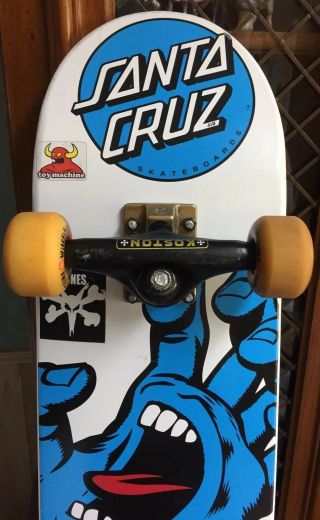 Santa Cruz Screaming Hand Skateboard with Rare Eric Koston Independent Trucks 2