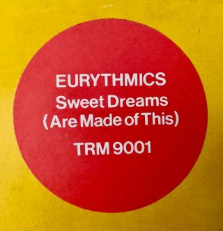 Eurythmics Very Rare South Africa 12 Inch Sweet Dreams Ann Lennox Special Sleeve