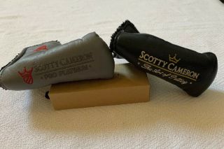 Two Scotty Cameron,  Cover,  The Art Of Putting,  Pro Platinum.  Vintage Rare