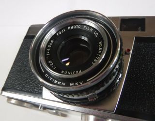 Rare Vintage Fujica 35 - M Range Finder Camera With Fixed Fujinon Lens