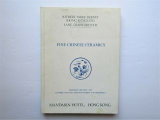 Fine Chinese Ceramics Sotheby Parke Bernet (hong Kong) Lane Crawford