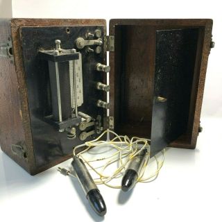 Antique Ect Machine Electric Shock Therapy Machine 1900s Medical Quack Vintage