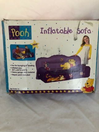 Rare Winnie The Pooh Inflatable Sofa.