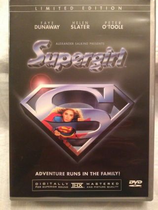 Supergirl (dvd,  2000,  2 - Disc Set - Numbered Limited Edition) Anchor Bay,  - Rare