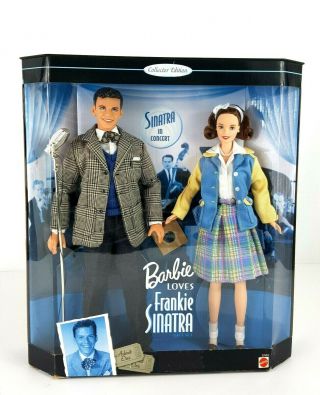 Mattel Barbie Loves Frankie Sinatra Dolls 1999 Gift Collectors Edition