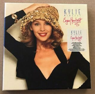 Kylie Minogue - Enjoy Yourself 2 X Cd,  Dvd Rare Deluxe Box Set 2015 Sbit