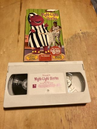 Barney - Barney’s Night - Light Stories,  VHS Tape - RARE 3