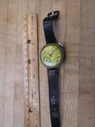 Antique Tip Top Wristwatch Transitional Trench Watch Haven Lug Wire,  Repair