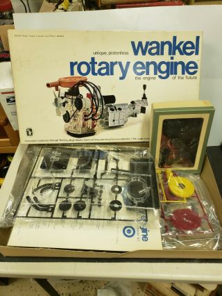 Vtg Entex Mazda Wankel Rotary Engine Model Kit 1/5th Scale Batteries Required