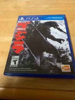 Godzilla (playstation 4,  2015) Rare Ps4 Game