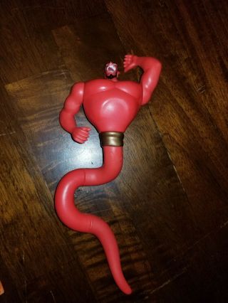 Rare Vintage Disney Aladdin Red Jafar Genie Action Figure 1993 Mattel Rare