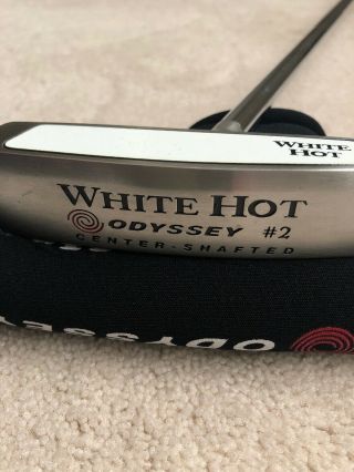 Odyssey White Hot 2 Blade Putter Center Shaft Plays 35 " Rh Rarely