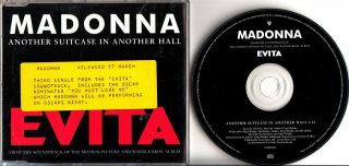 Madonna - Another Suitcase In Another Hall Promo Cd 1997 Single Rare Wo388cddj